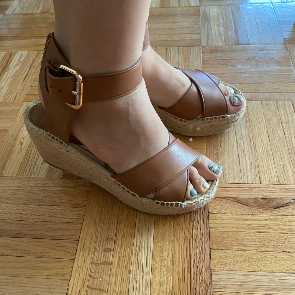 Coach Leather Espadrille